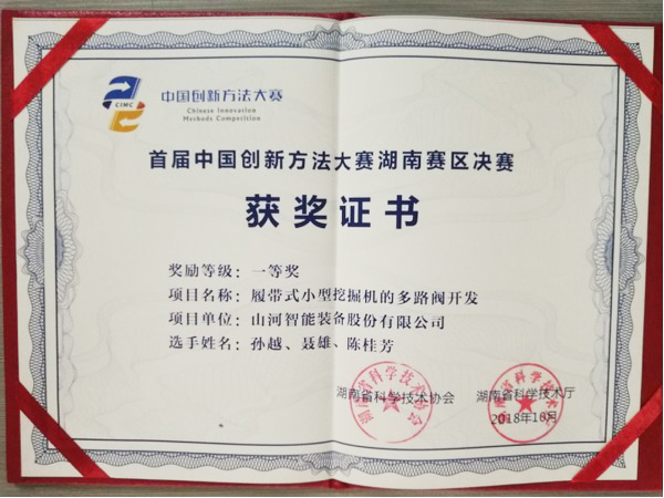 喜报︱中国立异要领大赛湖南赛区z6com·尊龙(中国)时凯集团智能获一等奖