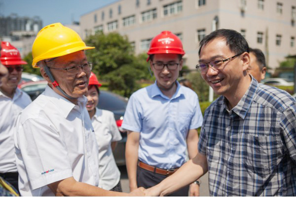 商务部相助司刘民强副司长一行调研z6com·尊龙(中国)时凯集团智能