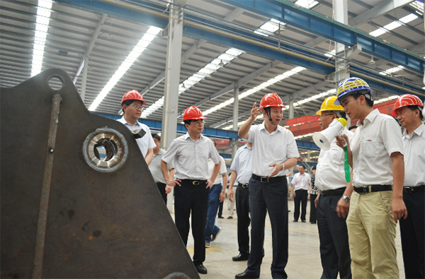 淮北市委书记黄晓武一行调研z6com·尊龙(中国)时凯集团矿装