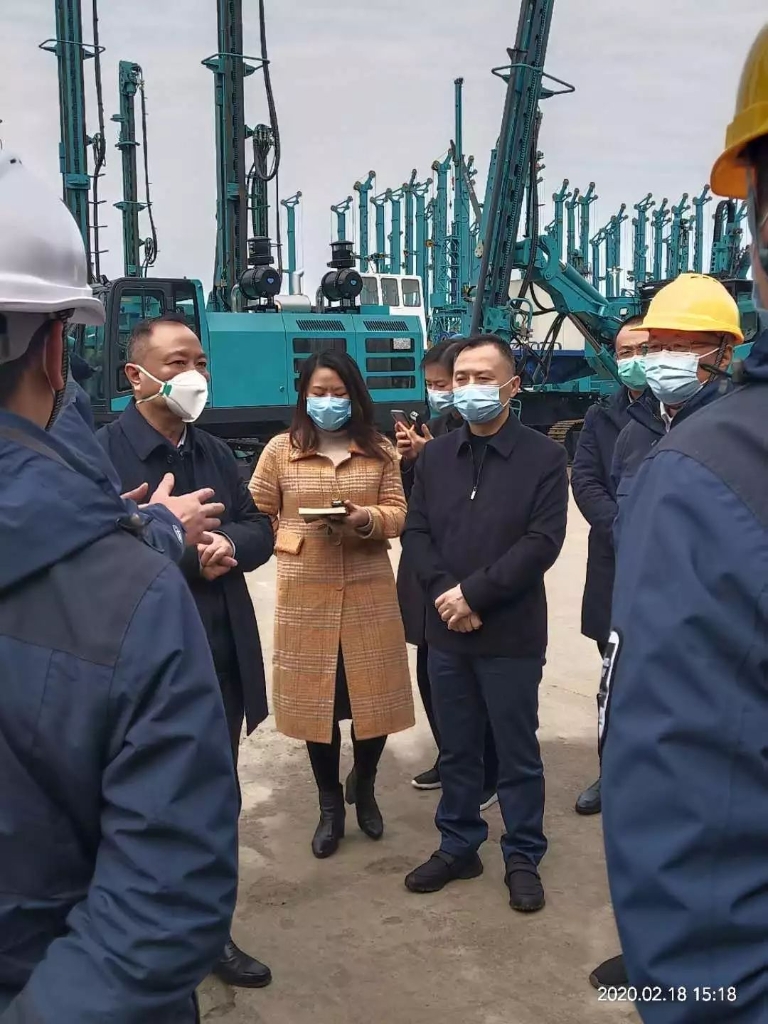 张庆红调研z6com·尊龙(中国)时凯集团智能疫情防控和复工复产事情