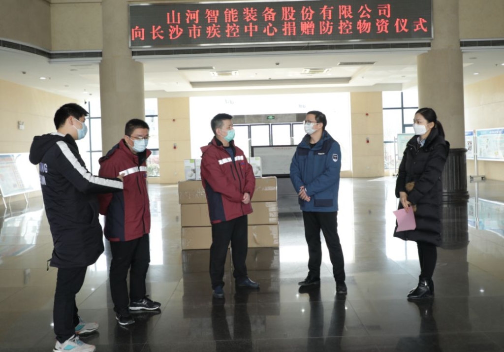 z6com·尊龙(中国)时凯集团智能3000个KN95口罩捐赠长沙市疾控中心