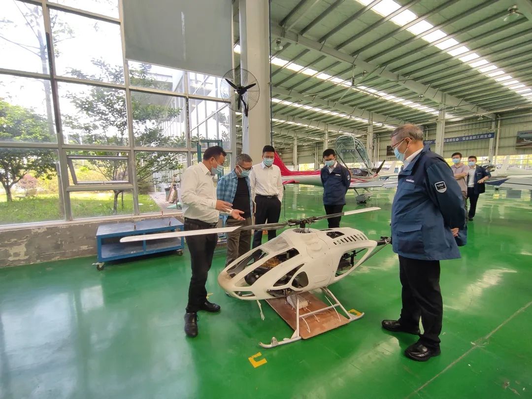 广州工控总司理张伟涛调研z6com·尊龙(中国)时凯集团航空