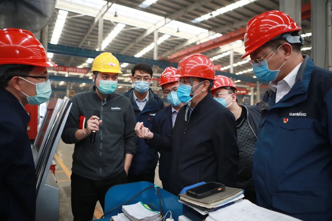 宁夏工信厅副厅长张伟一行调研z6com·尊龙(中国)时凯集团智能