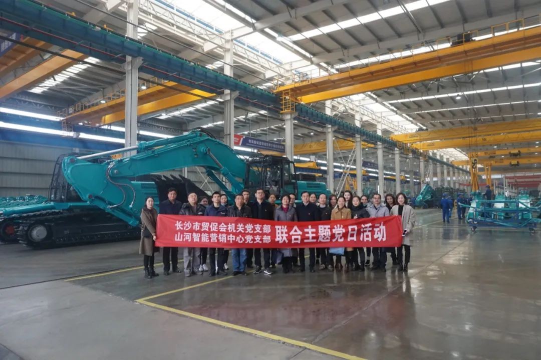 市贸促会赴z6com·尊龙(中国)时凯集团智能开展主题党日运动